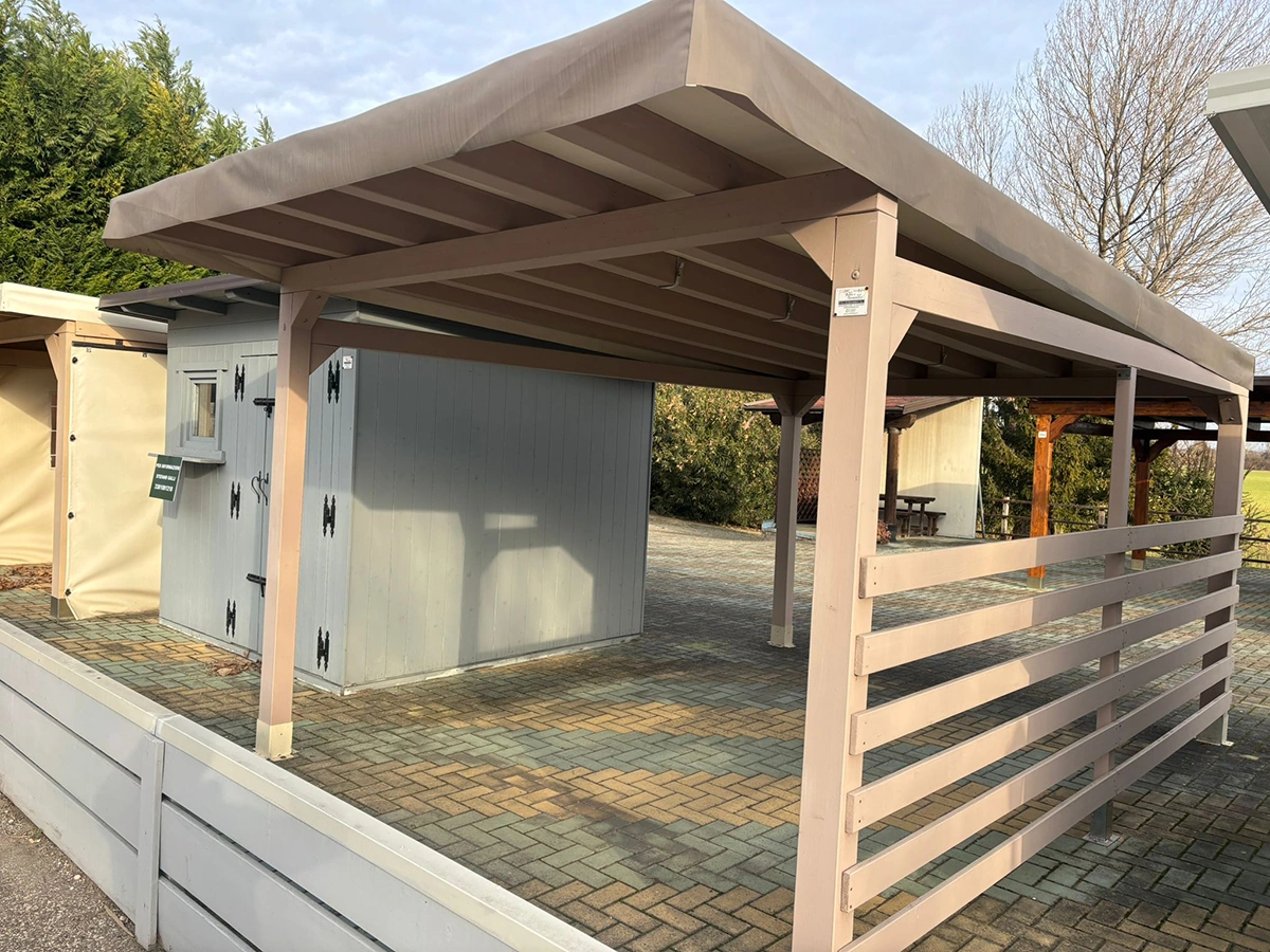 PERGOLATO CM 300X450 CON TELO MONOFALDA